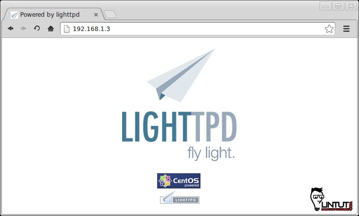 Lighttpd default page