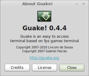 start guake on startup ubuntu