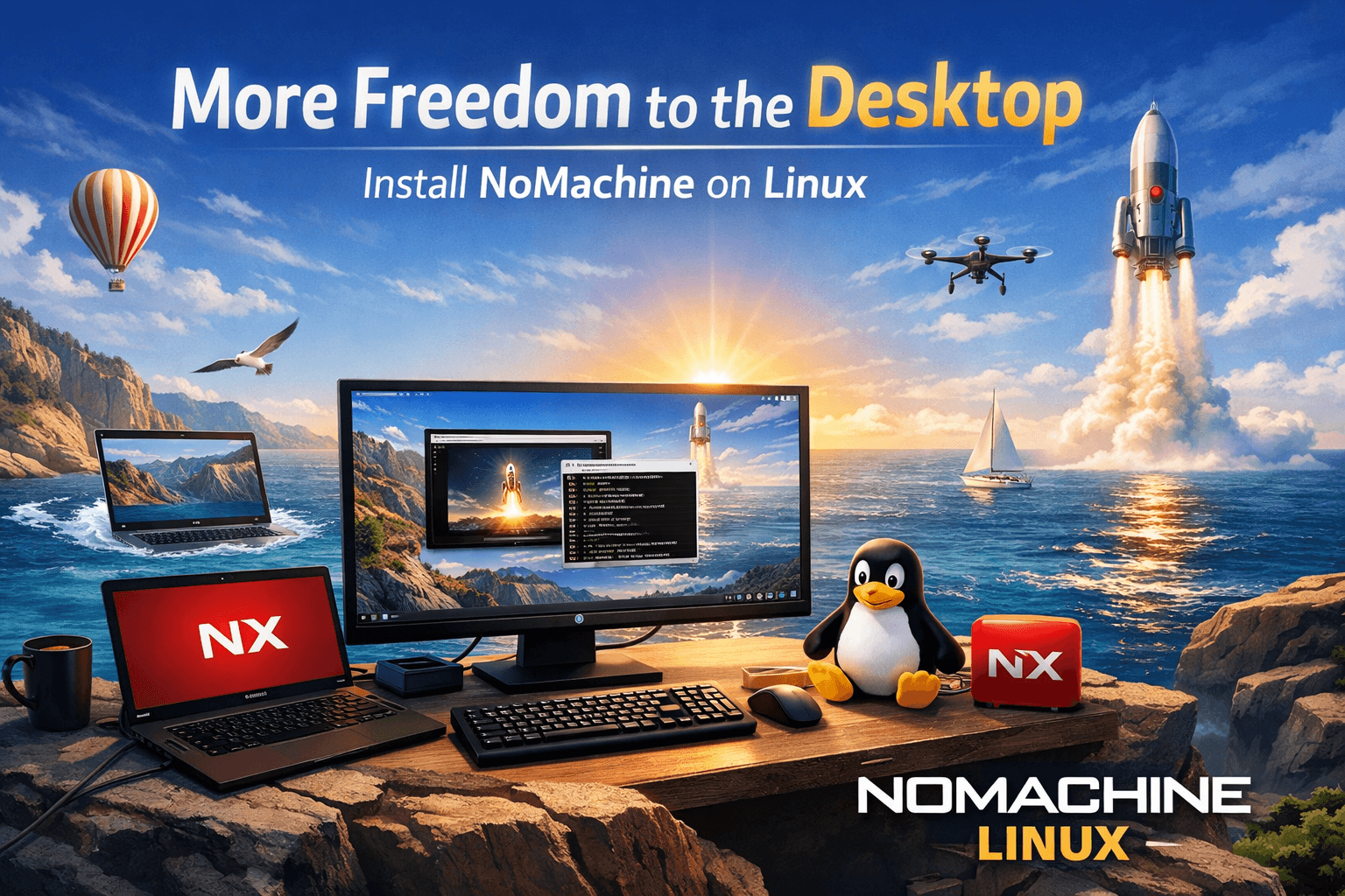 More Freedom to the Desktop — Install NoMachine on Linux
