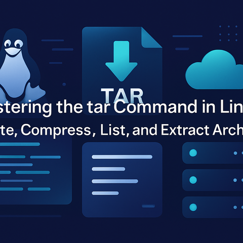 Mastering the tar Command in Linux: Create, Compress, List, and Extract Archives