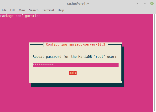 Configure MariaDB server