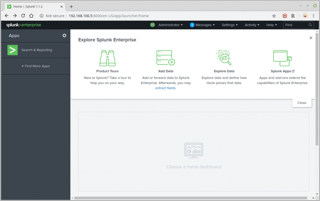 splunk add a file monitor input to an index
