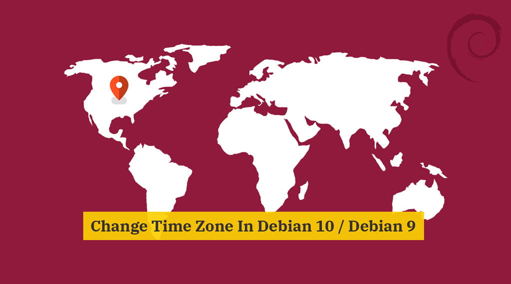 change timezone in debian