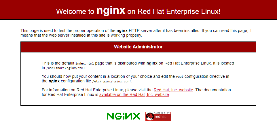 Verify Nginx Web Page