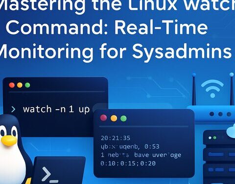 Mastering the Linux watch Command: Real-Time Monitoring for Sysadmins