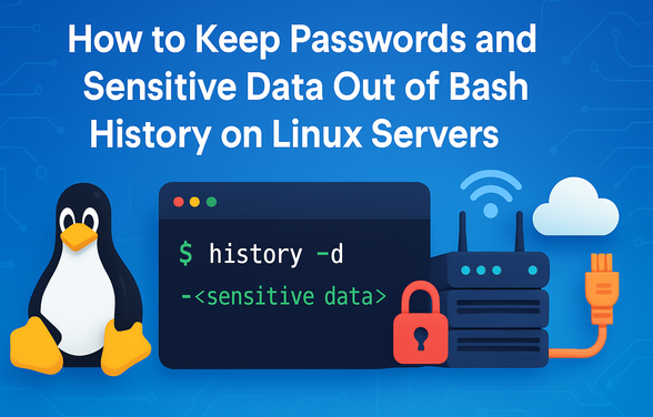 How to Keep Passwords and Sensitive Data Out of Bash History on Linux Servers